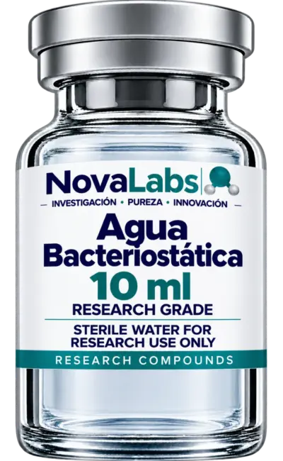 Vial de Agua Bacteriostática 10 ml NovaLabs