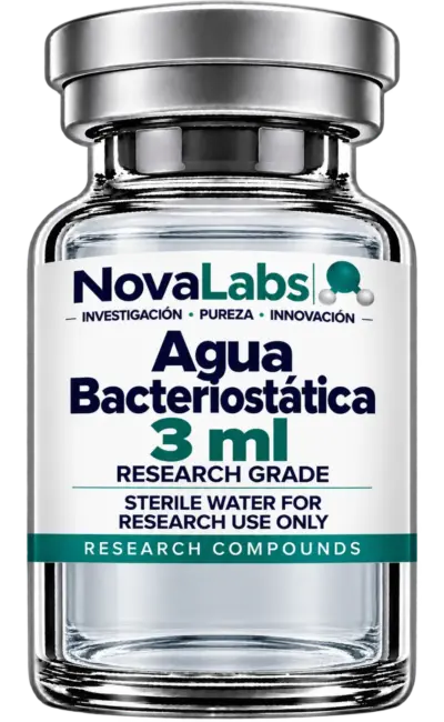 Vial de Agua Bacteriostática 3 ml NovaLabs
