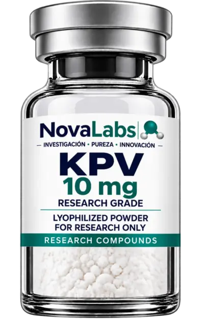 Vial de KPV 10 mg NovaLabs, polvo liofilizado